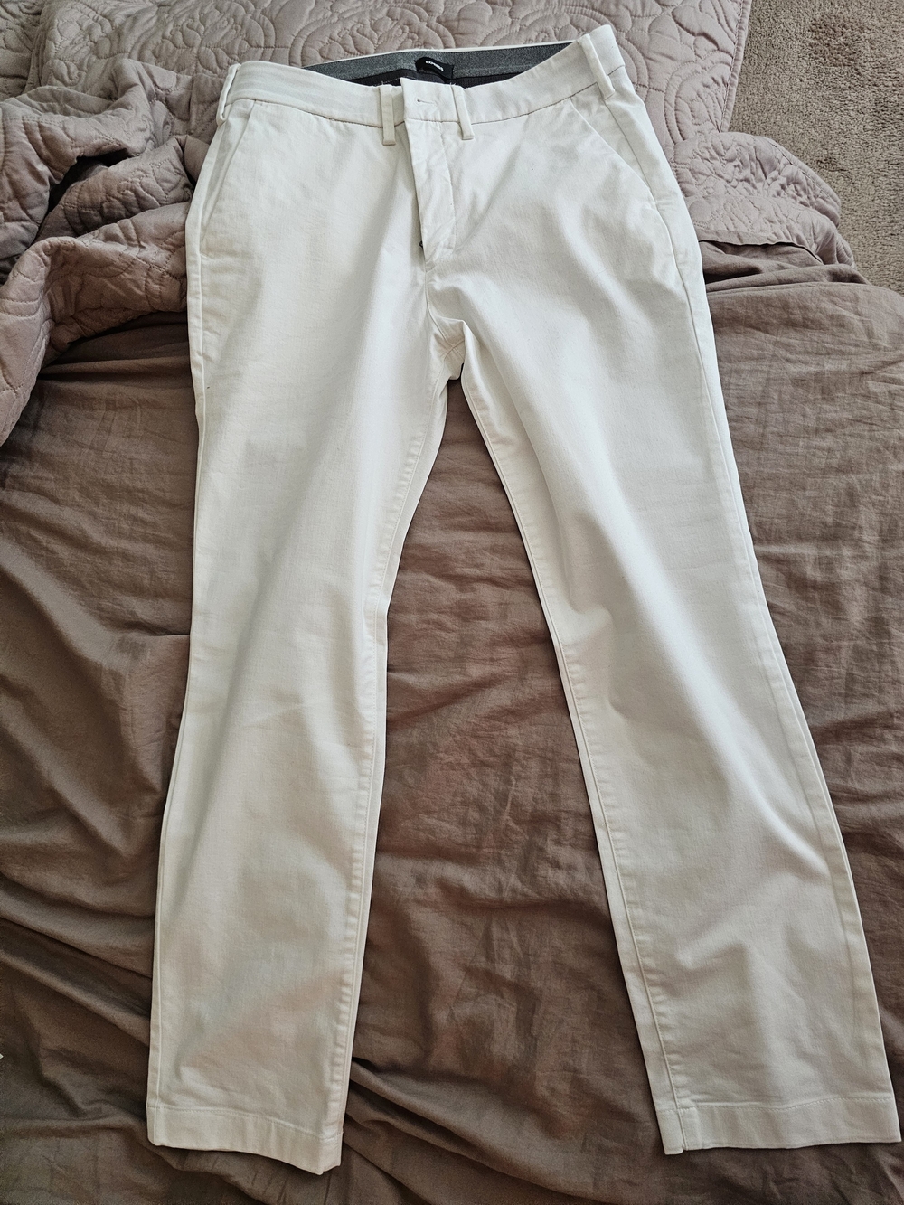 Express Men's White Chino Pants - Slim Straight